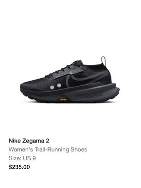 Nike Zegama 2 Trail Running Shoes - Black